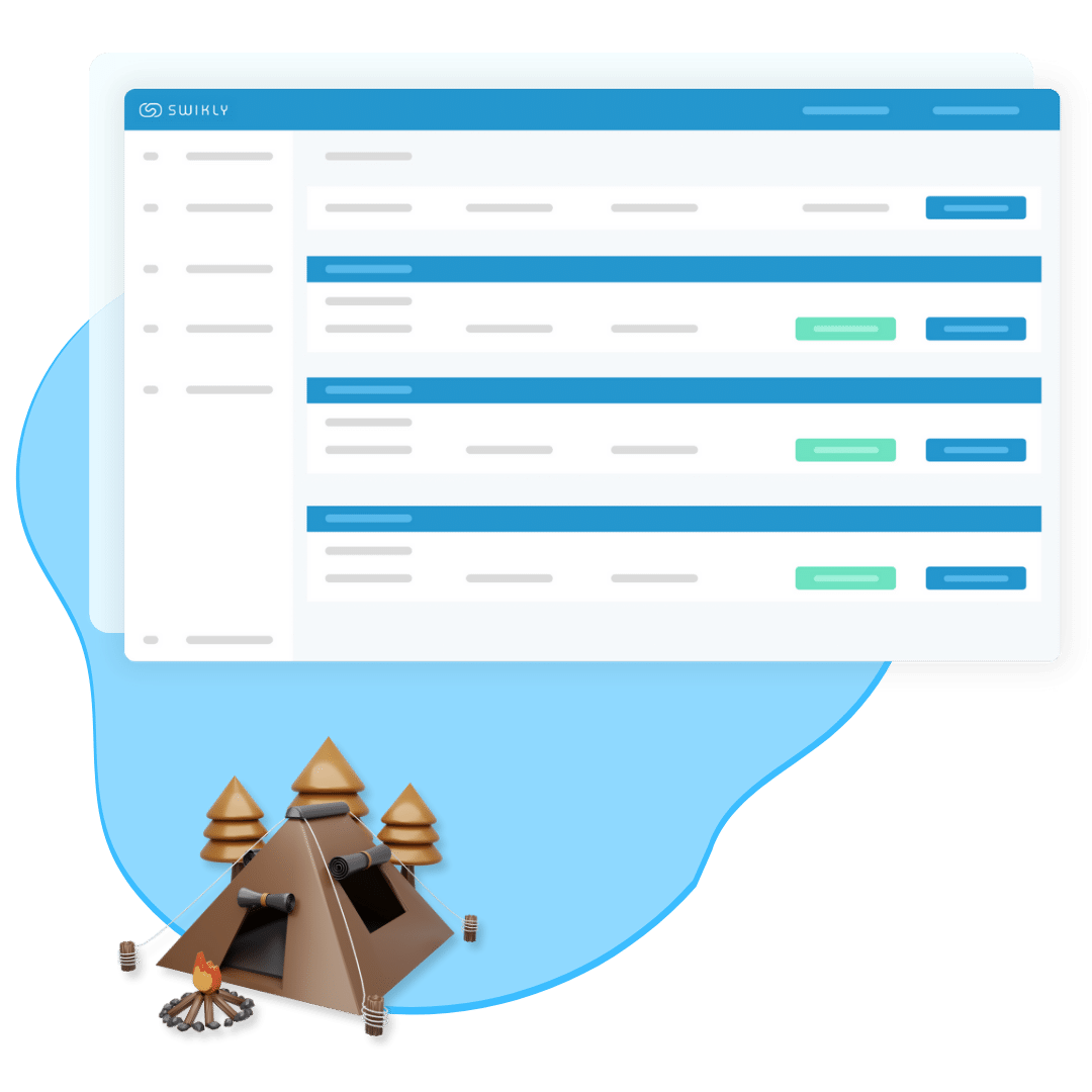 Swikly Campings The solution for your security deposits, online!